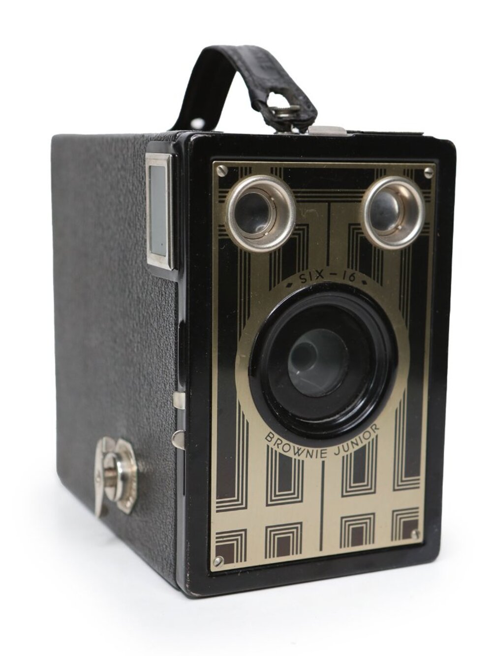 Vintage Kodak Six-16 Brownie Junior Box Camera Art Deco Collectible 1930s